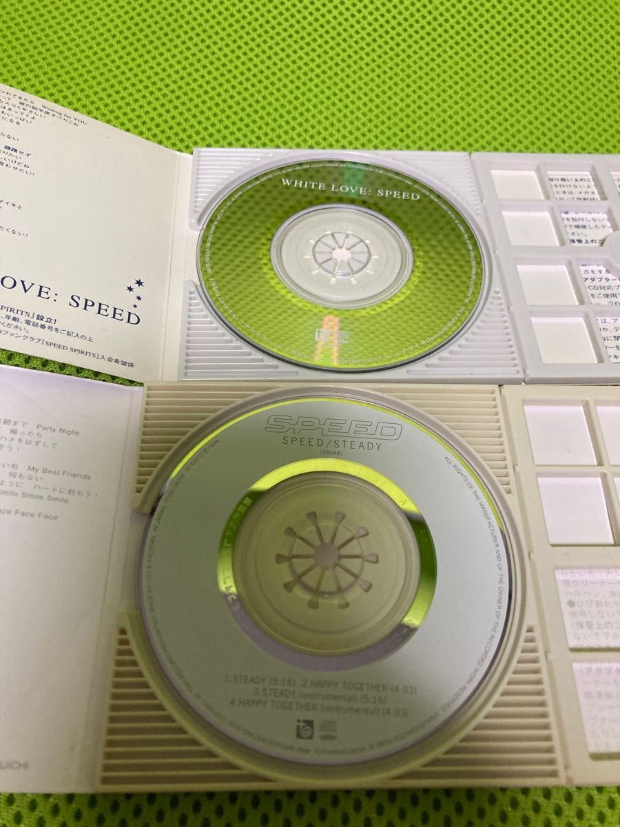 SPEED　CD　WHITE LOVE　STEADY　90年代　ヒット曲　シングル　廃盤　入手困難