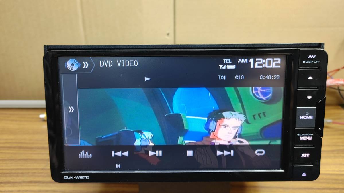 ダイハツ純正ケンウッドのディスプレイオーディオ DUK-W67D DVD ダイハツ純正ケンウッドのディスプレイオーディオ DUK-W67D DVD
