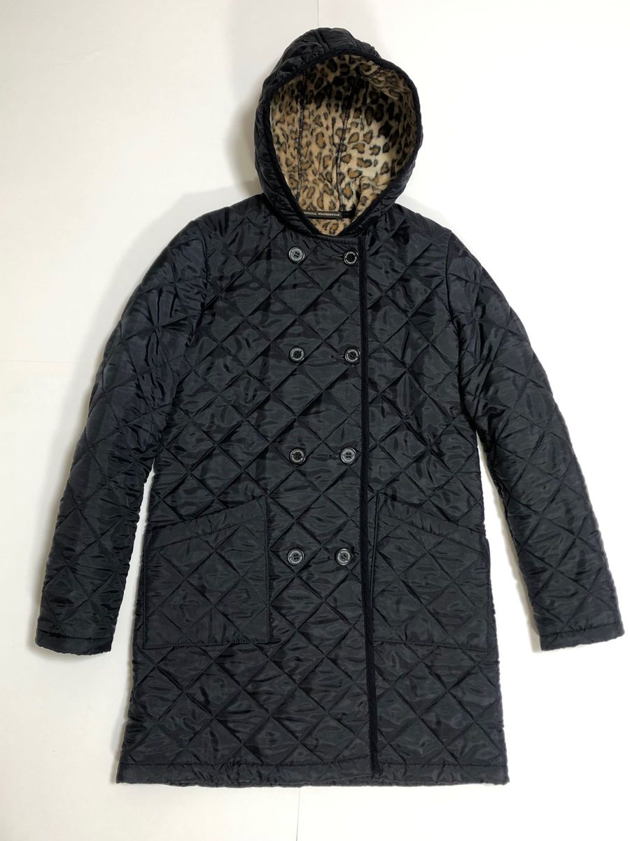 美品 Traditional Weatherwear キルティング コート 裏地 ボア 豹柄 レオパード マッキントッシュジャパン