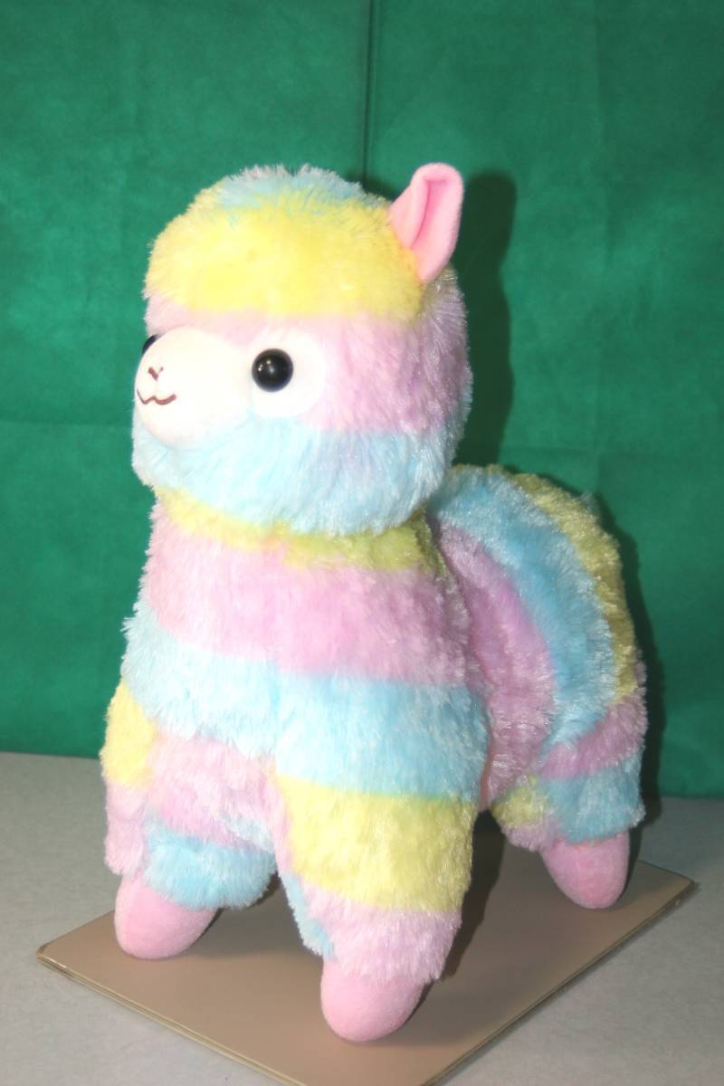 ...  радуга   BIG мягкая игрушка   около 40cm Alpacasso Rainbow BIG !!