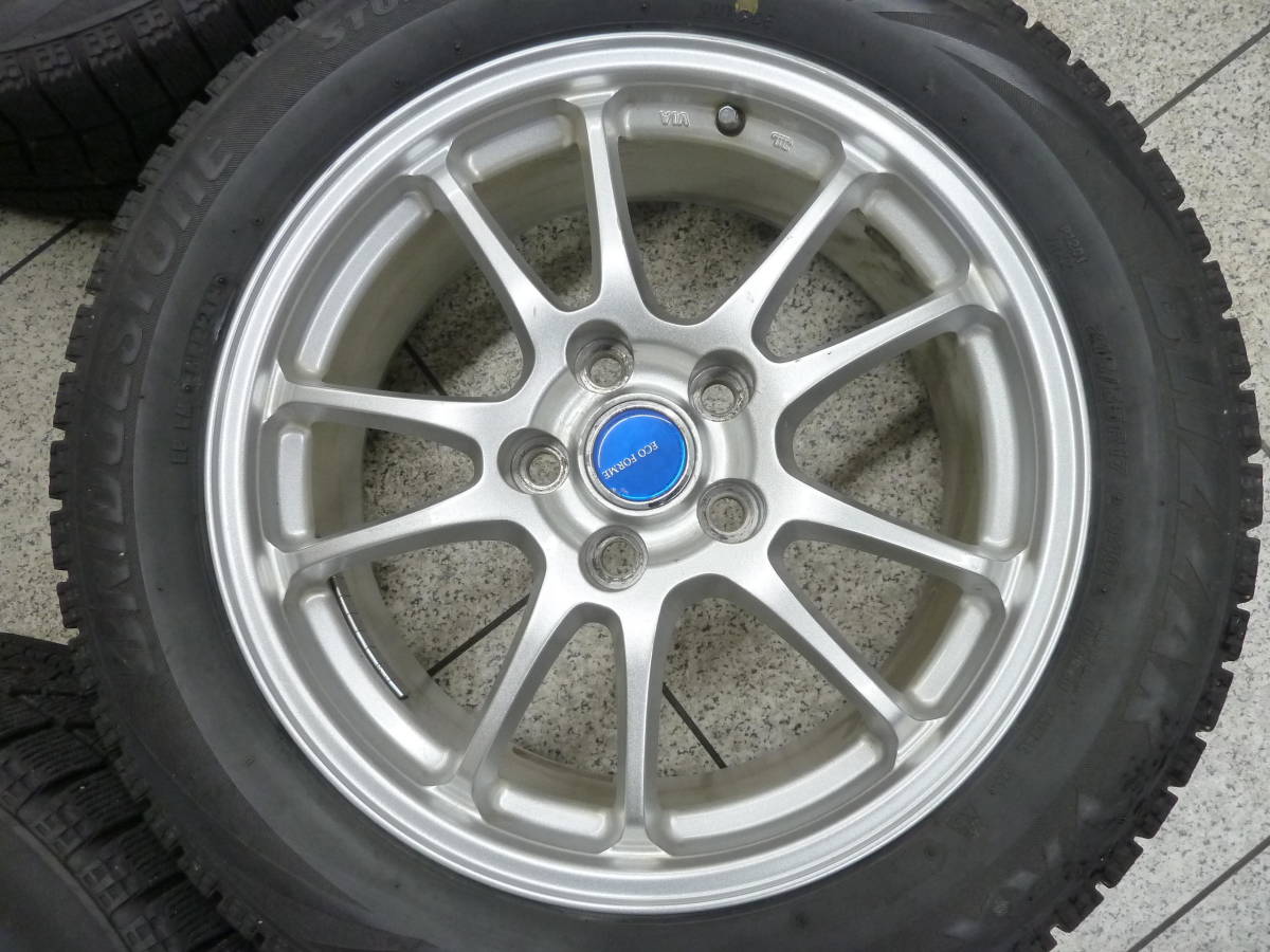 ●●2311-188LL トヨタ車専用ホイール ECOFORME 7J 17in +45 PCD114.3 VRX 215/55R17 4本 エスティマ クラウン マークＸ カムリ アリスト_画像5