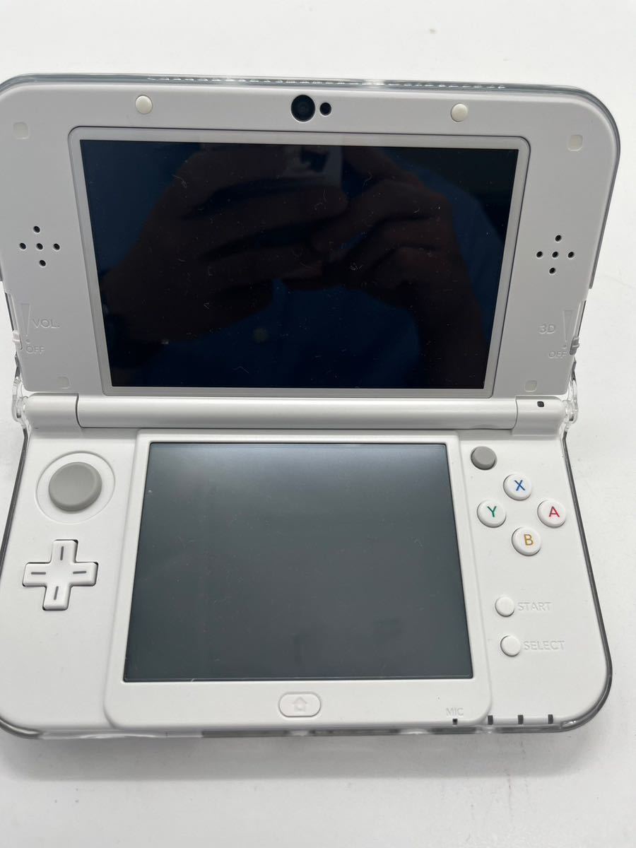 【通電確認済み】ニンテンドー3DS LL Nintendo 3DS LL Nintendo 任天堂 ホワイト系 ハードケース付き RED-001 ゲーム機 _画像6