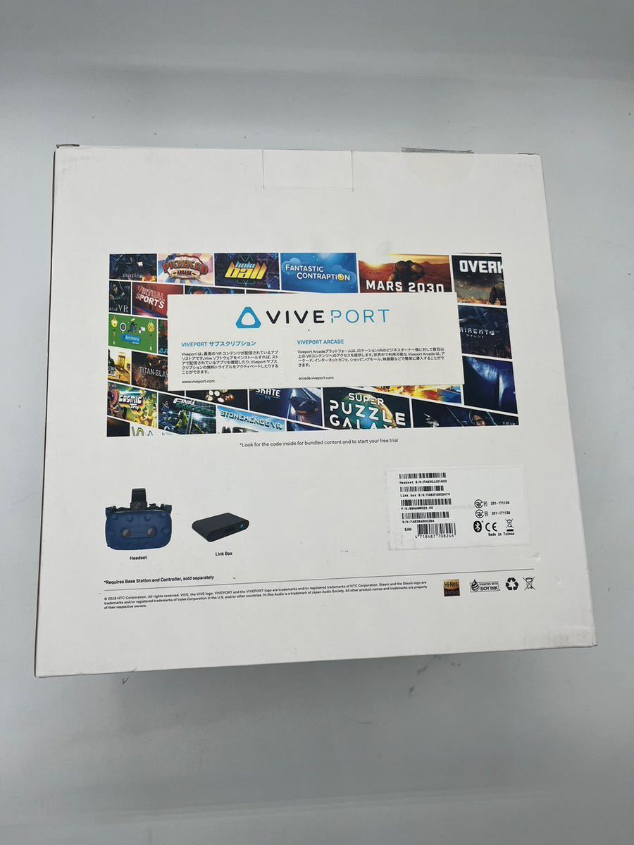 【極美品】HTC VIVE PROヘッドマウントディスプレイ VR ゲーミング 2Q2 B1000 ゲーム機器 _画像8
