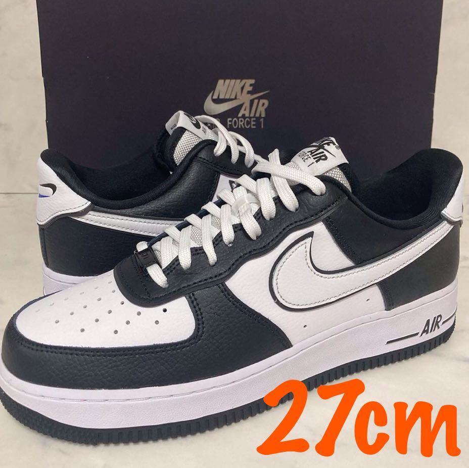 送料無料 27cm Nike Air Force 1 Low Black/Whiteナイキ エアフォース1