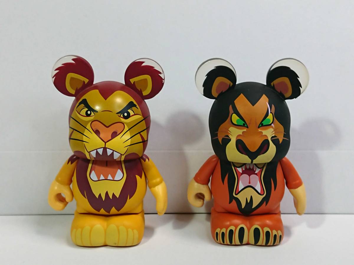 【バイナルメーション 2体セット】 ライオンキング ムファサ/スカー☆Disney ディズニー フィギュア THE LION KING グッズ_画像1