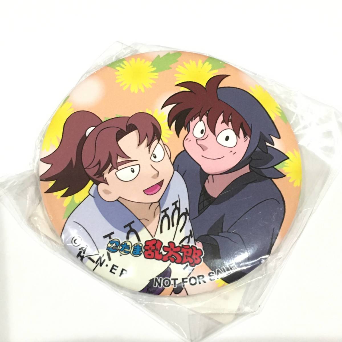 非売品 忍たま乱太郎 せんりん お花 缶バッジ 山田利吉 土井半助 非売品 忍たま乱太郎 せんりん お花 缶バッジ 山田利吉 土井半助