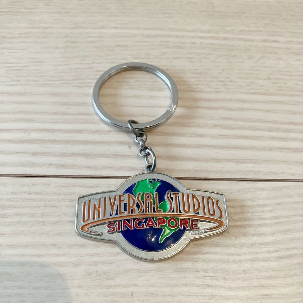 UNIVERSAL STUDIOS ユニバーサルスタジオ シンガポール ロゴキーホルダー 中古自宅保管品の画像1