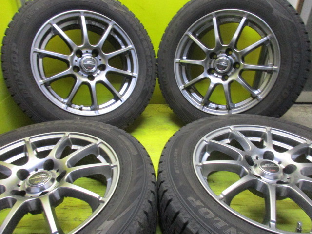 店）シュナイダー6.5J16+38　5/114+205/60R16　ダンロップWM02　2020年製　90ノア・ヴォクシー　プリウスα　ジューク　60プリウス_画像1