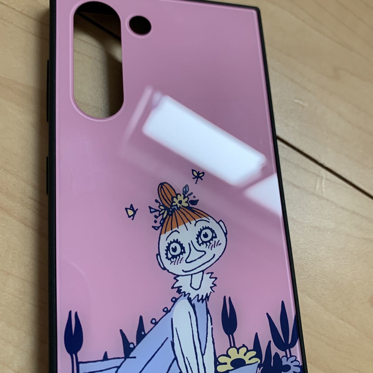 509t1632☆ イングレム Xperia 5 II ケース 耐衝撃 カバー KAKU ムーミン MOOMIN ミムラねえさん_画像2