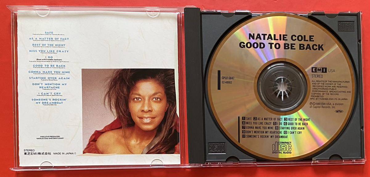【CD】ナタリー・コール「Good To Be Back」NATALIE COLE 国内盤 盤面良好 [07180030]_画像3