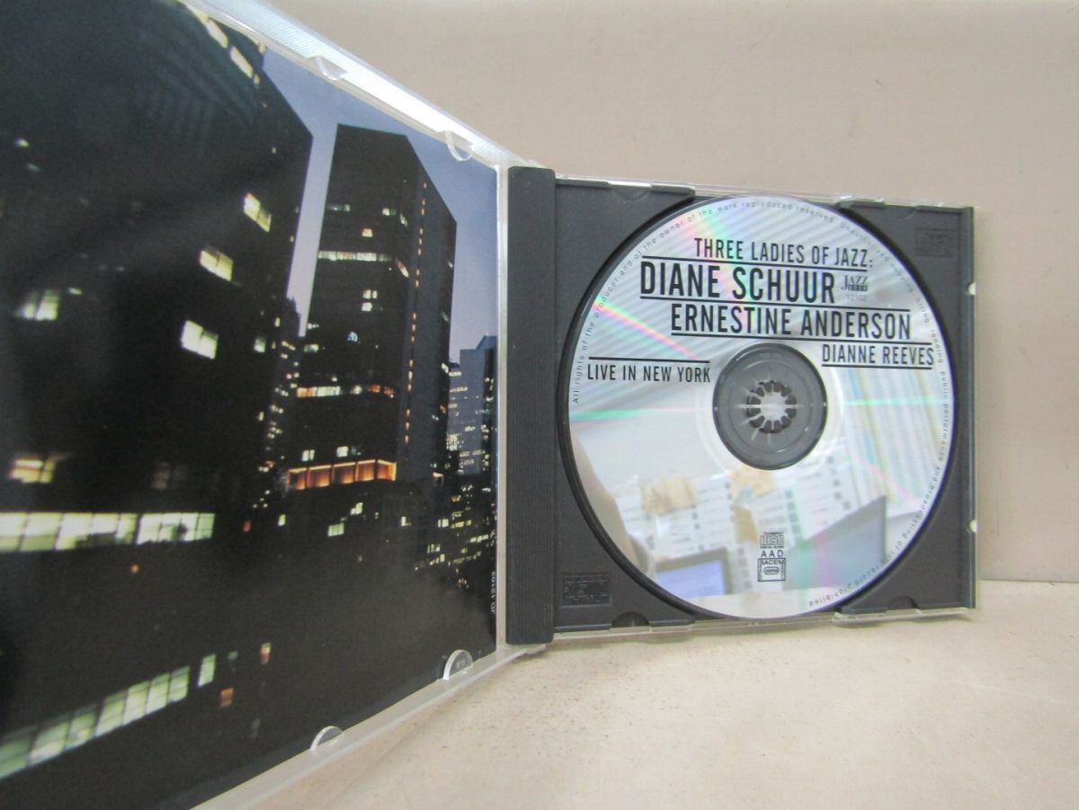 7575 輸入盤中古CD Diane Schuur, Ernestine Anderson, Dianne Reeves / Three Ladies of Jazz: Live in New Yorkの画像3