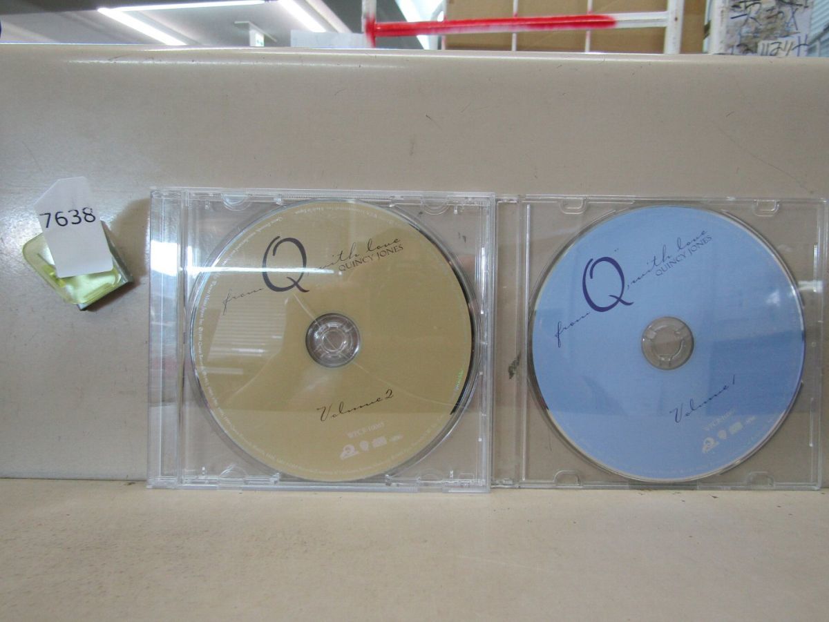 7638　ディスクのみ 2枚組CD クインシー・ジョーンズ ベスト FROM Q. WITH LOVE QUINCY JONES_画像1
