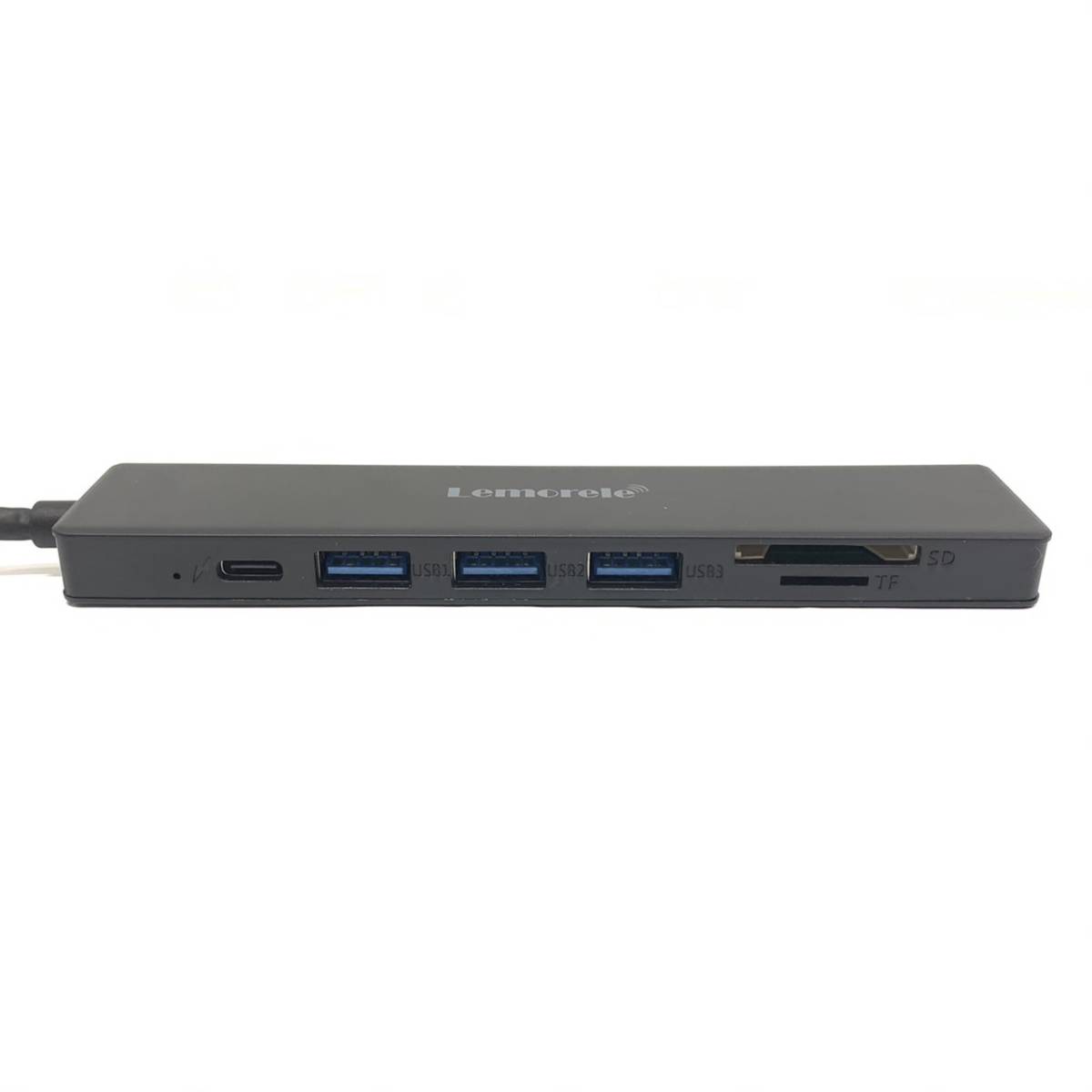 送料無料h53697 Lemorele 7in1 USB C Hub HDMI 拡張ハブ タイプ C TC90 比較的美品_画像4