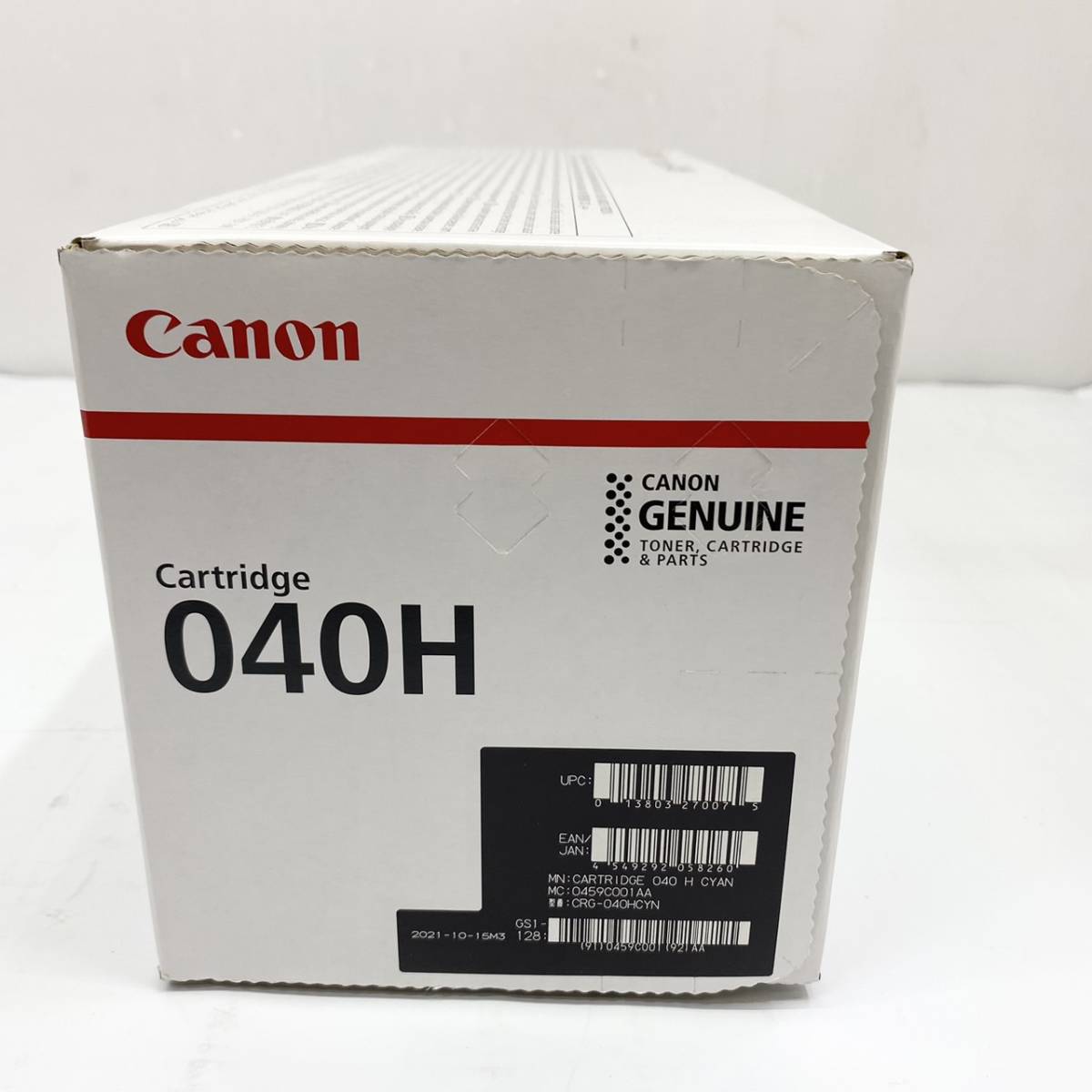 送料無料h55082 Canon 純正トナーカートリッジ 040H CRG-040HCYN シアン 大容量 LBP710C Series 新品 未使用品_画像3