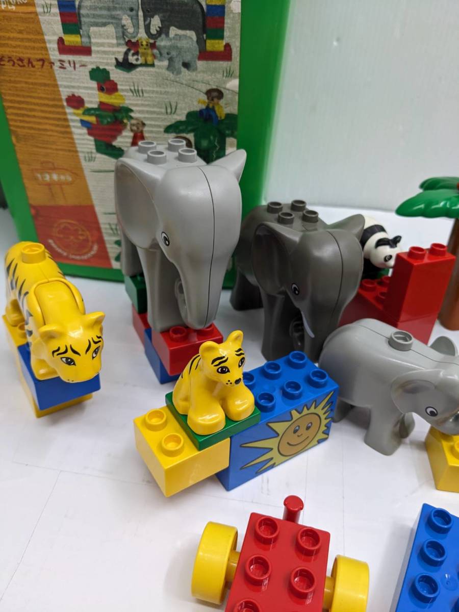 送料無料h54026 レゴ (LEGO) デュプロ ぞうさんファミリー 2332　動物 ゾウさん パンダ タイガー 1才半～5才_画像5