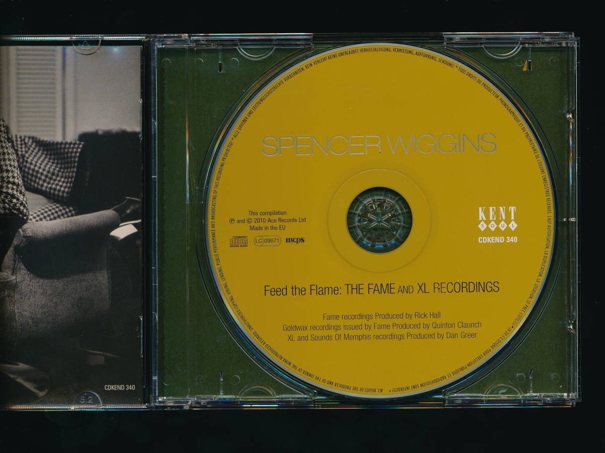 ☆SPENCER WIGGINS☆FEED THE FLAME: THE FAME AND XL RECORDINGS☆2010年日本流通仕様盤☆P-VINE PCD-17380(KENT CDKEND 340)☆_画像5