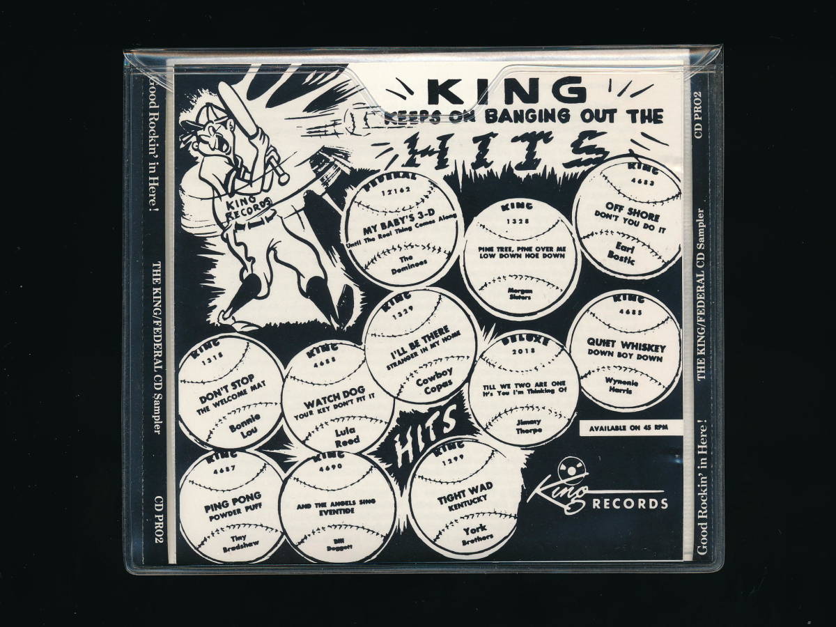 ☆THE KING/FEDERAL CD SAMPLER☆GOOD ROCKIN' IN HERE!☆1990年輸入盤☆CHARLY RECORDS CD PRO2☆_画像1