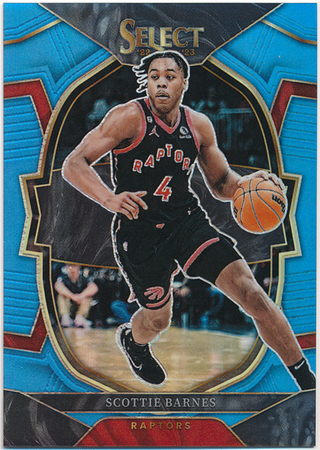 Scottier Barnes NBA 2022-23 Panini Select Light Blue Prizm 299枚限定 ブループリズム スコッティ・バーンズ_画像1