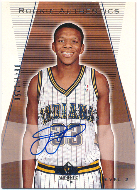 James Jones NBA 2003-04 Upper Deck SP Authentic RC Rookie Signature Auto 1250枚限定 ルーキーオート ジェームズ・ジョーンズ_画像1