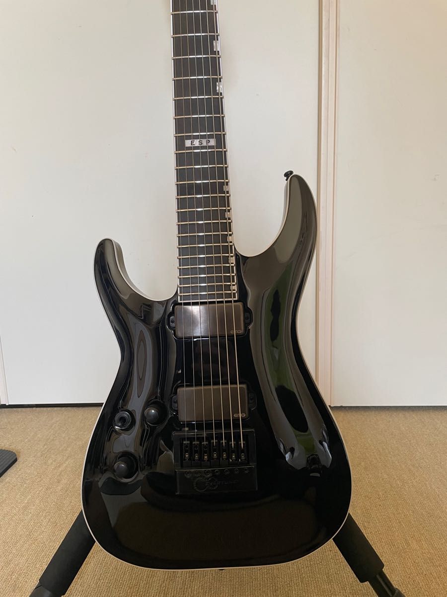 美品】ESP HORIZON NT-7 ET Black レフティ|エレキギター 美品】ESP HORIZON NT-7 ET Black レフティ|エレキギター