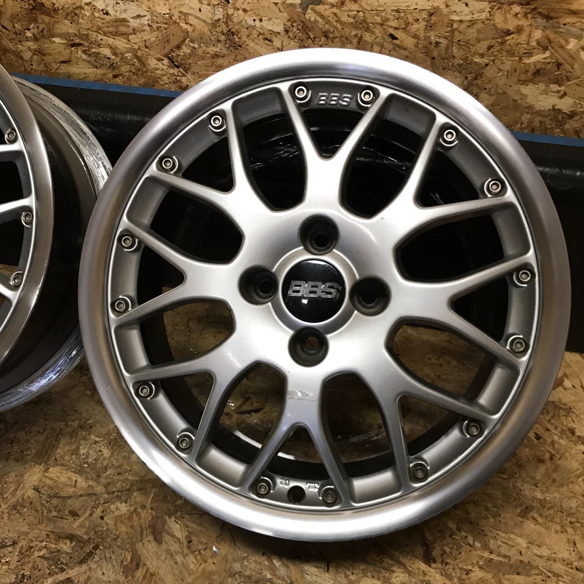 罕見的☆BBS☆RS☆6.5 J + 45☆輕型☆旅行車R Alto Rapins Spacia Tant喚醒移動Mira可可Atrey N - BOX 原文:希少☆BBS☆RS☆6.5J+45☆軽サイズ☆ワゴンR　アルト　ラパン　スペーシア　タント　ウェイク　ムーブ　ミラ　ココア　アトレー　N-BOX