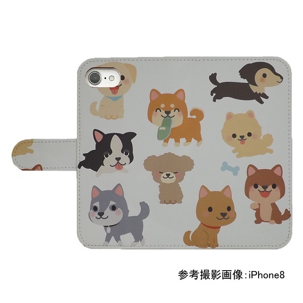 Xiaomi Mi 11 Lite 5G　スマホケース 手帳型 プリントケース 柴犬 コーギー ポメラニアン ダックスフント ボストンテリア ハスキー_画像2