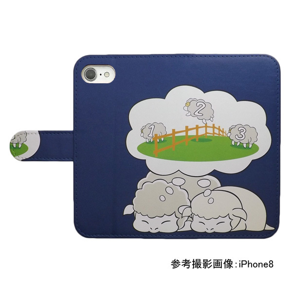 Xiaomi 13T XIG04　スマホケース 手帳型 プリントケース 羊 ひつじ おやすみ 夢 かわいい キャラクター_画像2