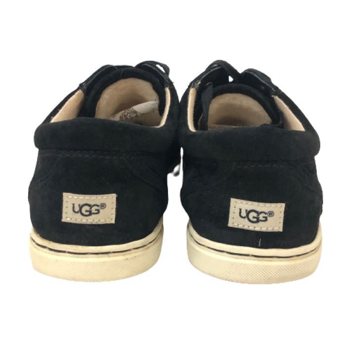 アグ UGG スエードスニーカー ローカット US7 24cm 1005484 ブラック_画像4