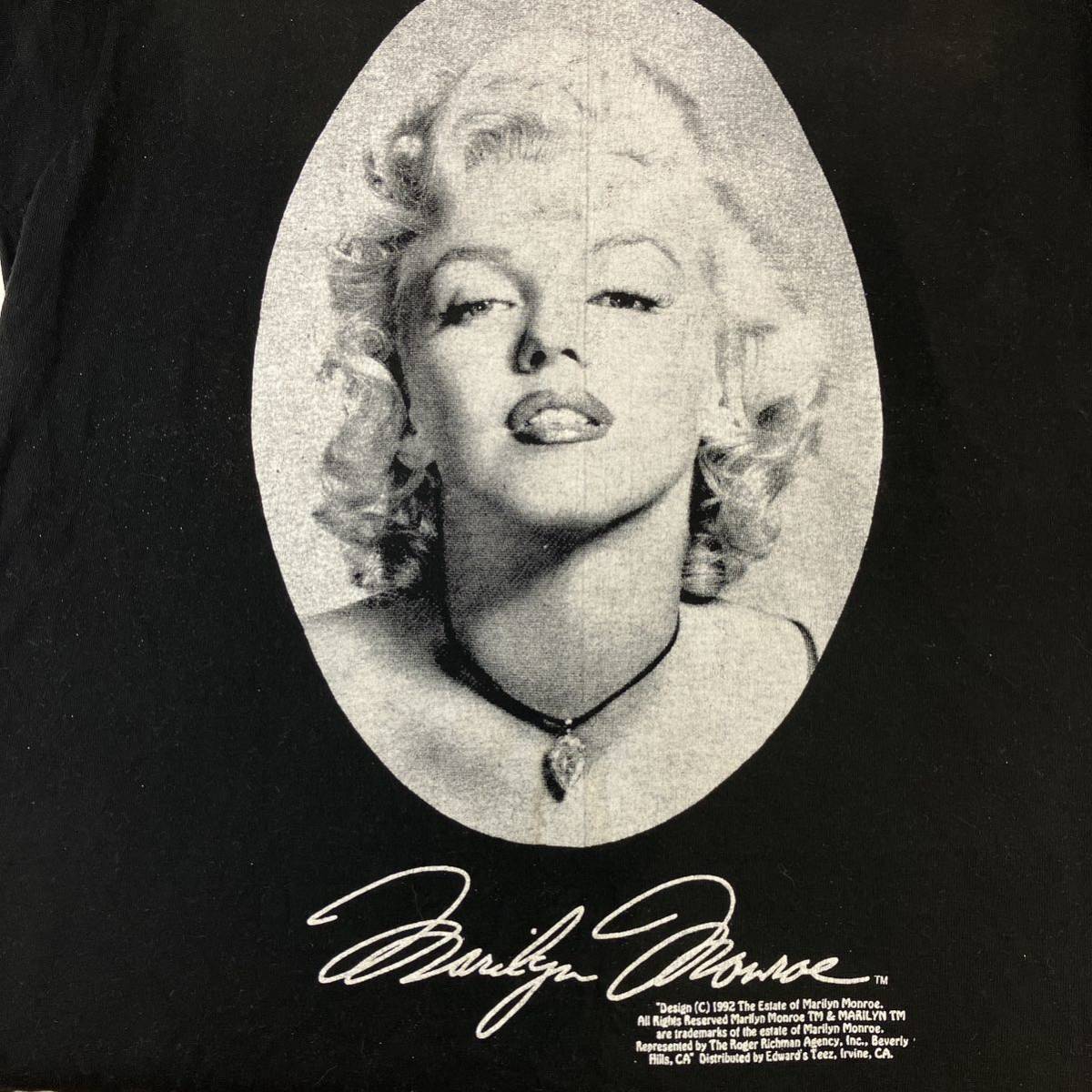 90s 90年代　Marilyn Monroe マリリンモンロー　tシャツ usa size:M 1992年　コピーライト　Fruit of the Loom ヴィンテージ　ビンテージ_画像1