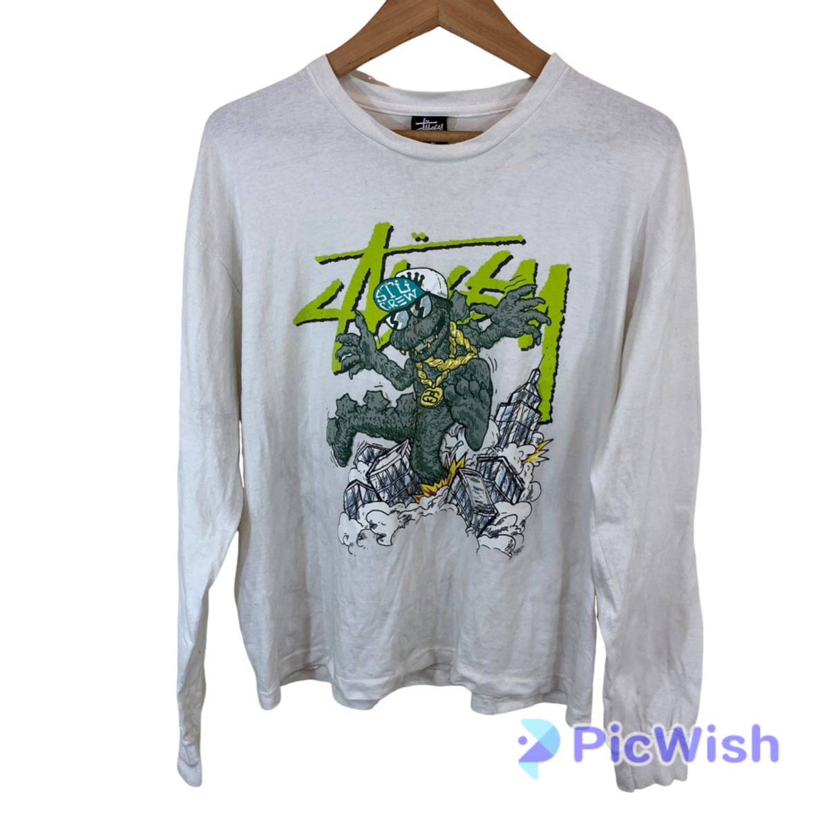 90s 90年代 メキシコ製 stussy ステューシー ロング tシャツ 90s 90年代 メキシコ製 stussy ステューシー ロング tシャツ