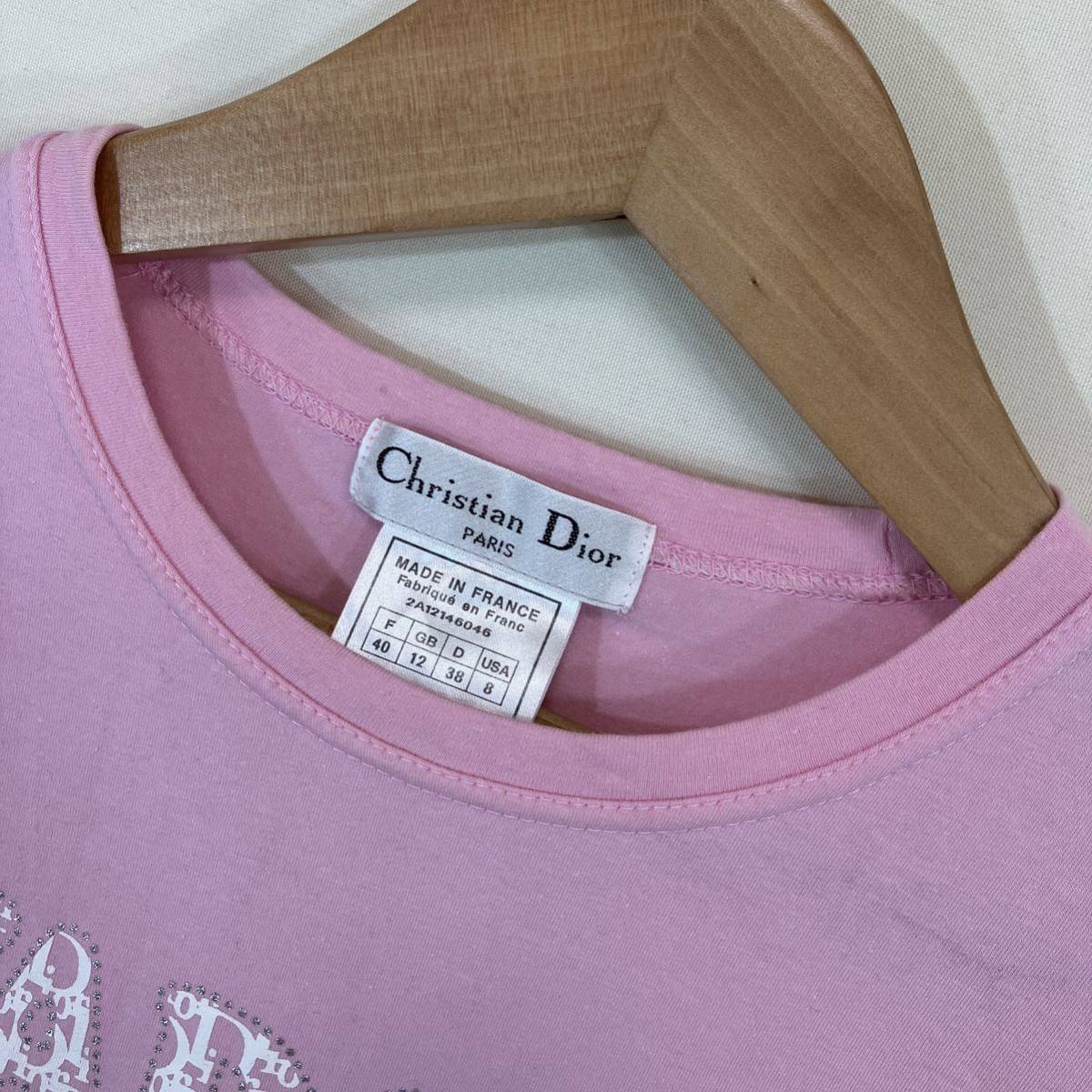 Christian Dior ディオール Jadoreトロッター Tシャツ ピンク Tシャツ