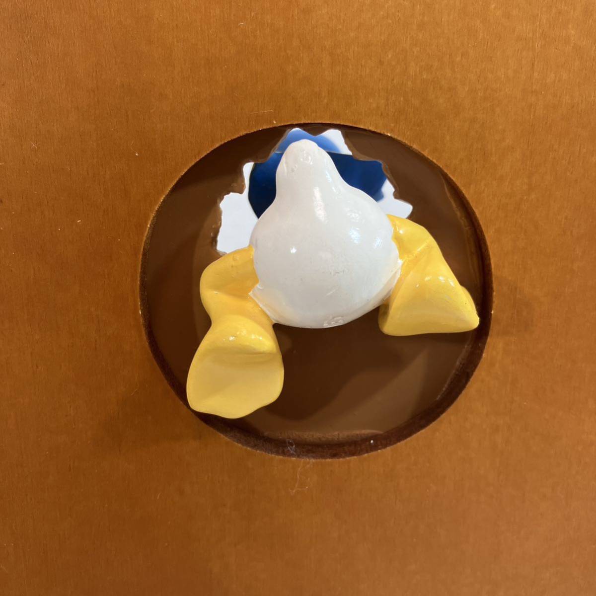 希少レア！Disney ディズニー　Donald Duckドナルドダック　キーケース　ボックス　box キーボックス　小物入れ　フィギュア　陶器　レジン_画像4