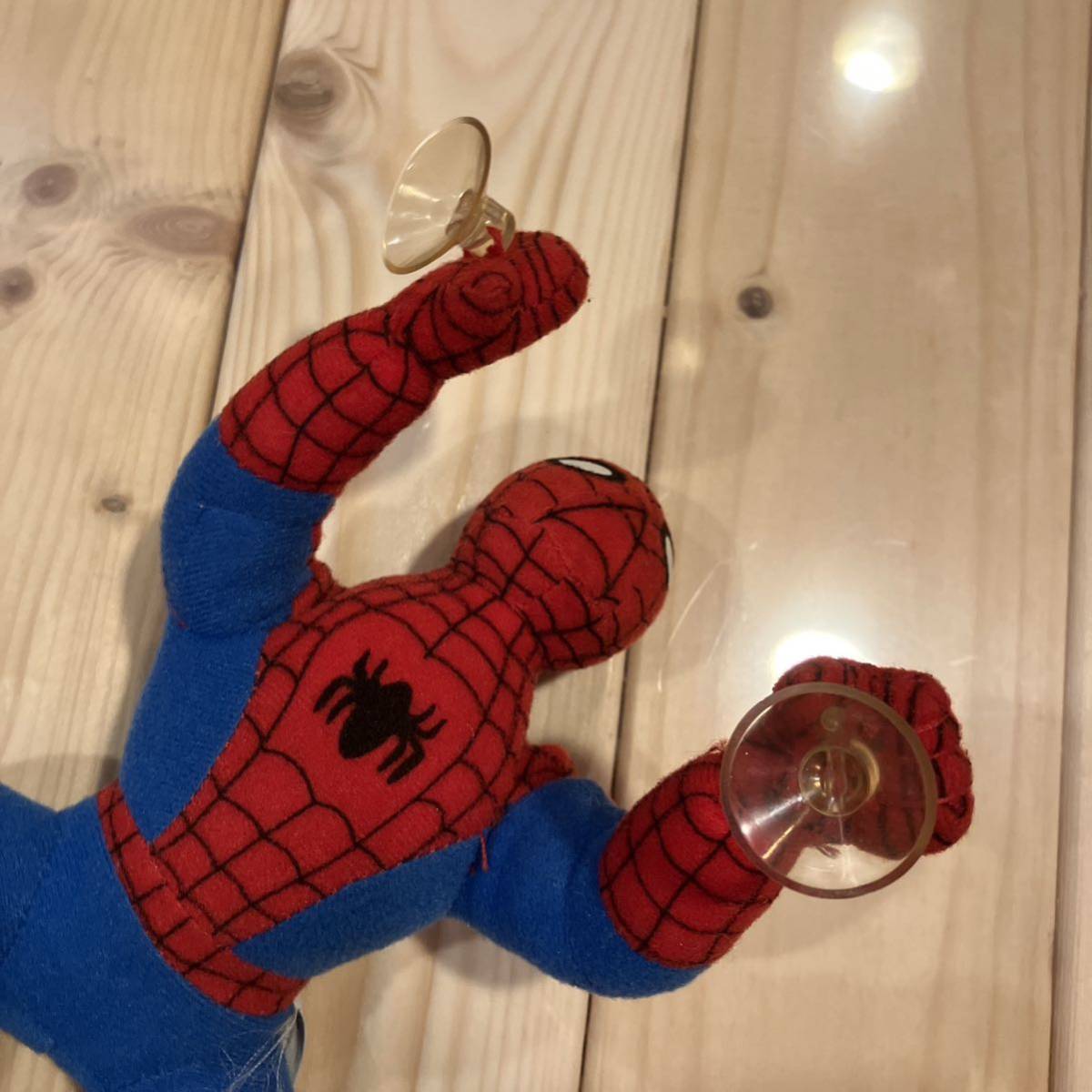  Spider-Man .. lowering soft toy 3 body suction pad omo tea figure Vintage Vintage import miscellaneous goods American Comics Ame toy 