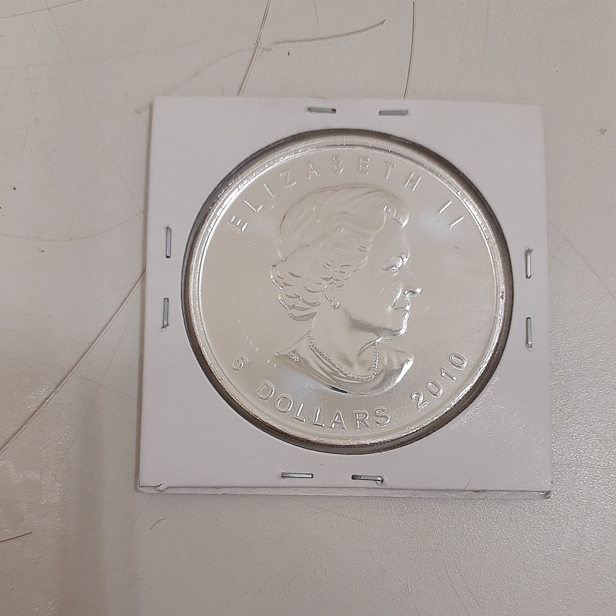 カナダ 5ドル銀貨 メイプルリーフ 1オンス 31.4g 7枚セット エリザベス2世 2009年～2012年 純銀 FINE SILVER_画像6