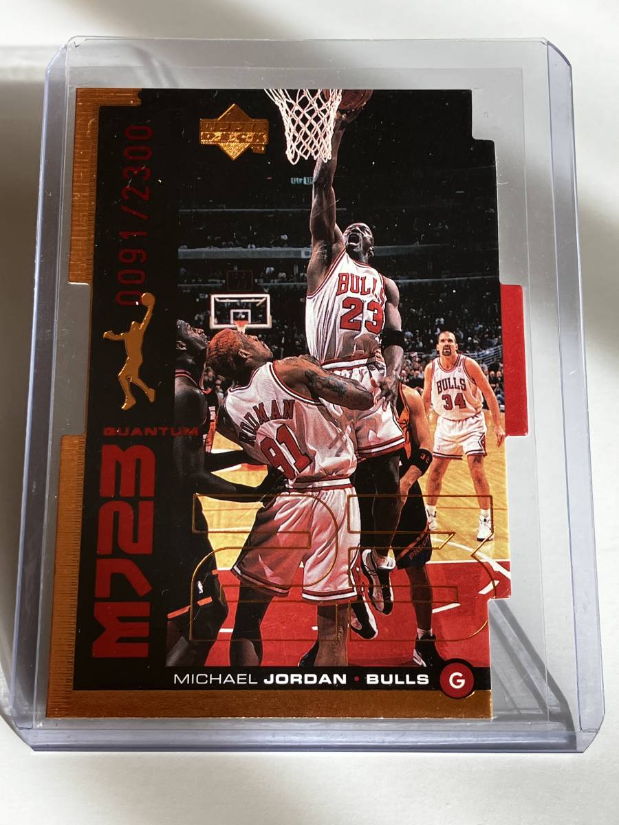 ★ MICHAEL JORDAN ★ 1999 UPPERDECK [ MJ23 : QUANTUM DIE CUT /2300 ] #QM M3 ★ ジョーダン_画像1