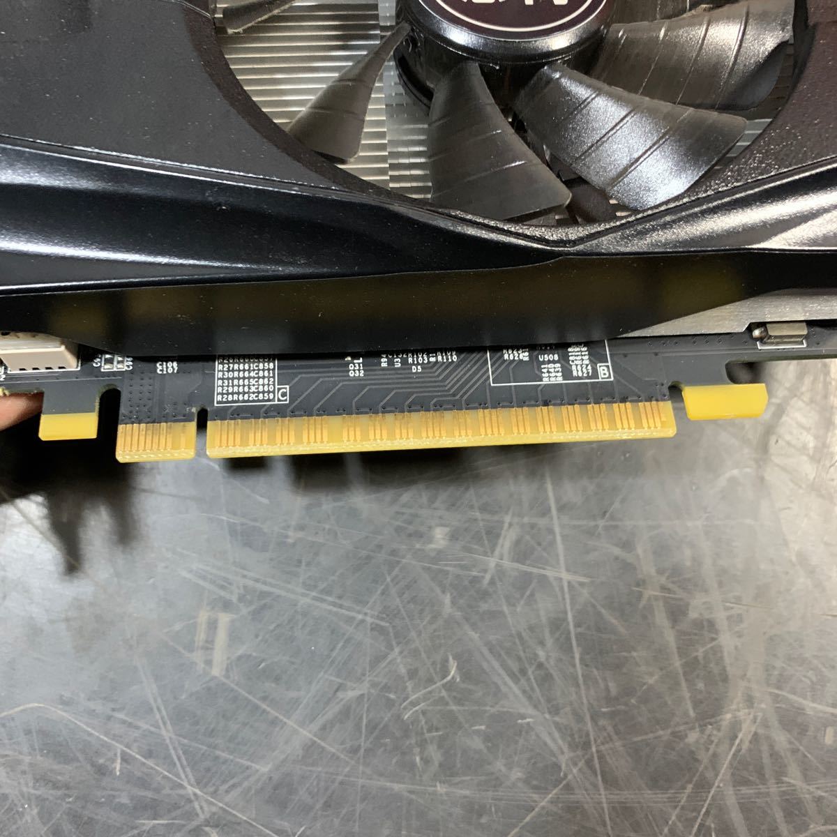 C022.型番：GTX 1050Ti OC GDDR5.PCI-E 4GB 玄人志向 グラフィックボード .ジャンク_画像8