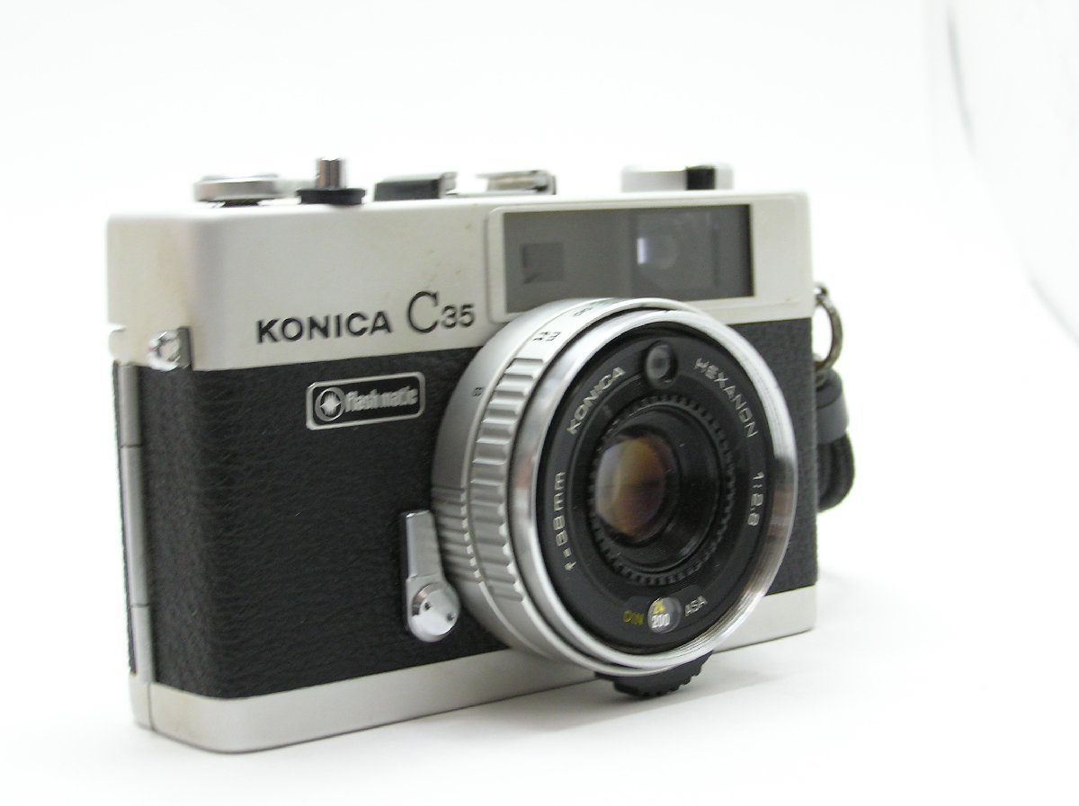 ★ハローカメラ★7413 Konica C35 flashmatic ( HEXANON 38mm F2.8 ) 難有 動作品 現状 1円スタート 即決有り_画像2