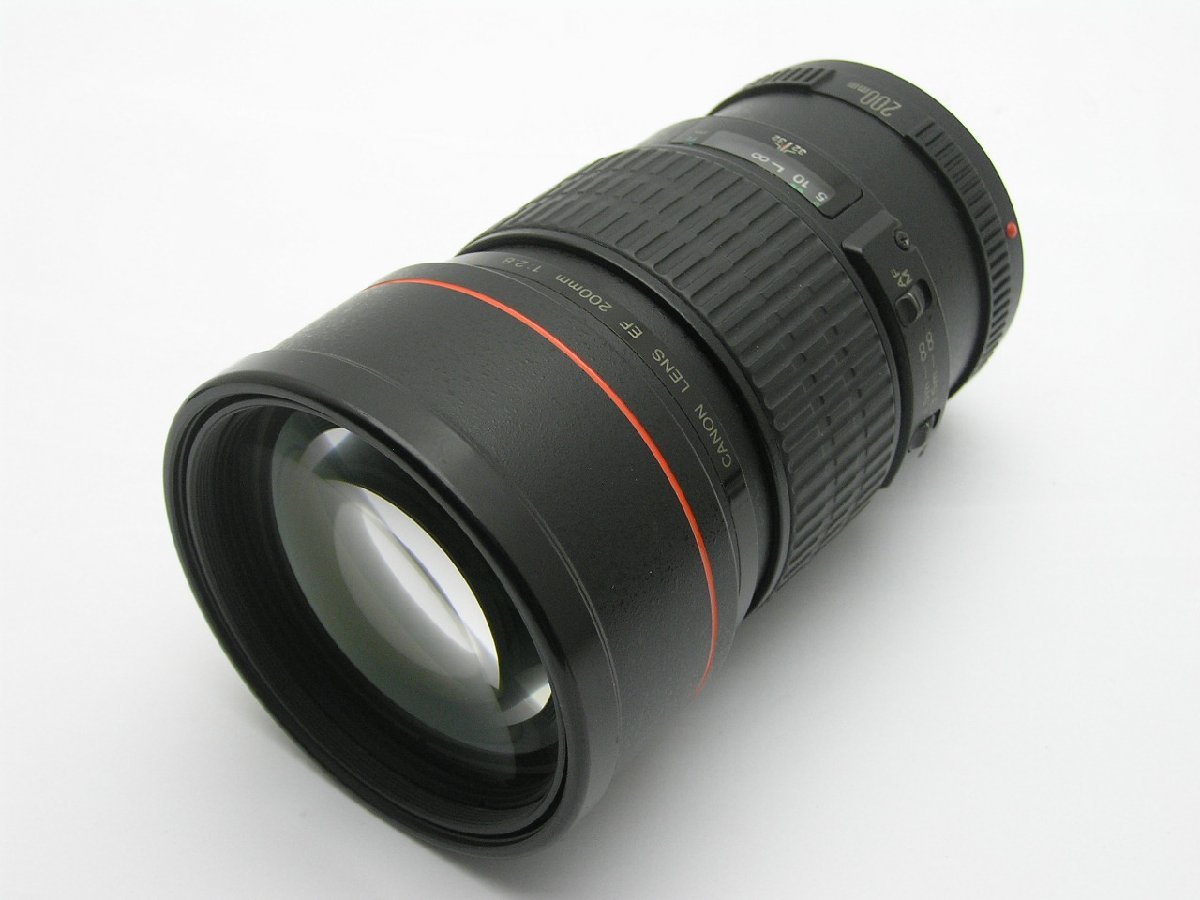 ★ハローカメラ★7392 CANON LENS EF ( 200mm F2.8 L ULTRASONIC ) 【:要清掃】動作品ジャンク キヤノン 現状 1円スタート 即決有り_画像2