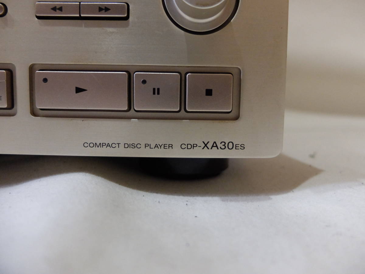 ソニー SONY CDP-XA30ES 光学系固定方式 CDプレーヤー 別機種リモコン付き_画像2