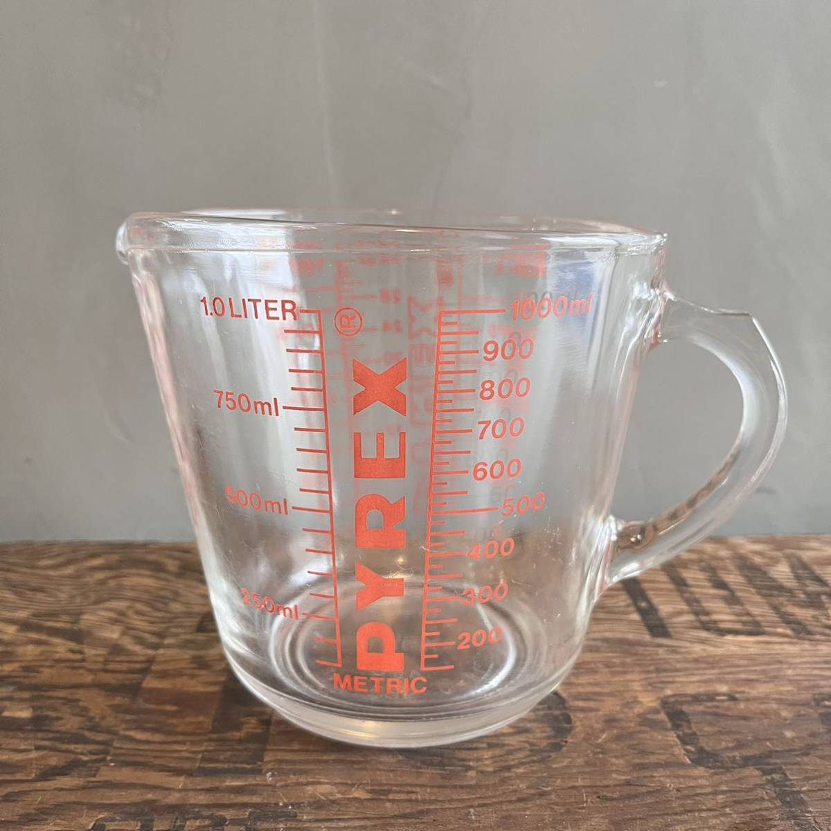 【USA vintage】PYREX オールドパイレックス　532 メジャーカップ　計量カップ　耐熱ガラス　アメリカ　ビンテージ