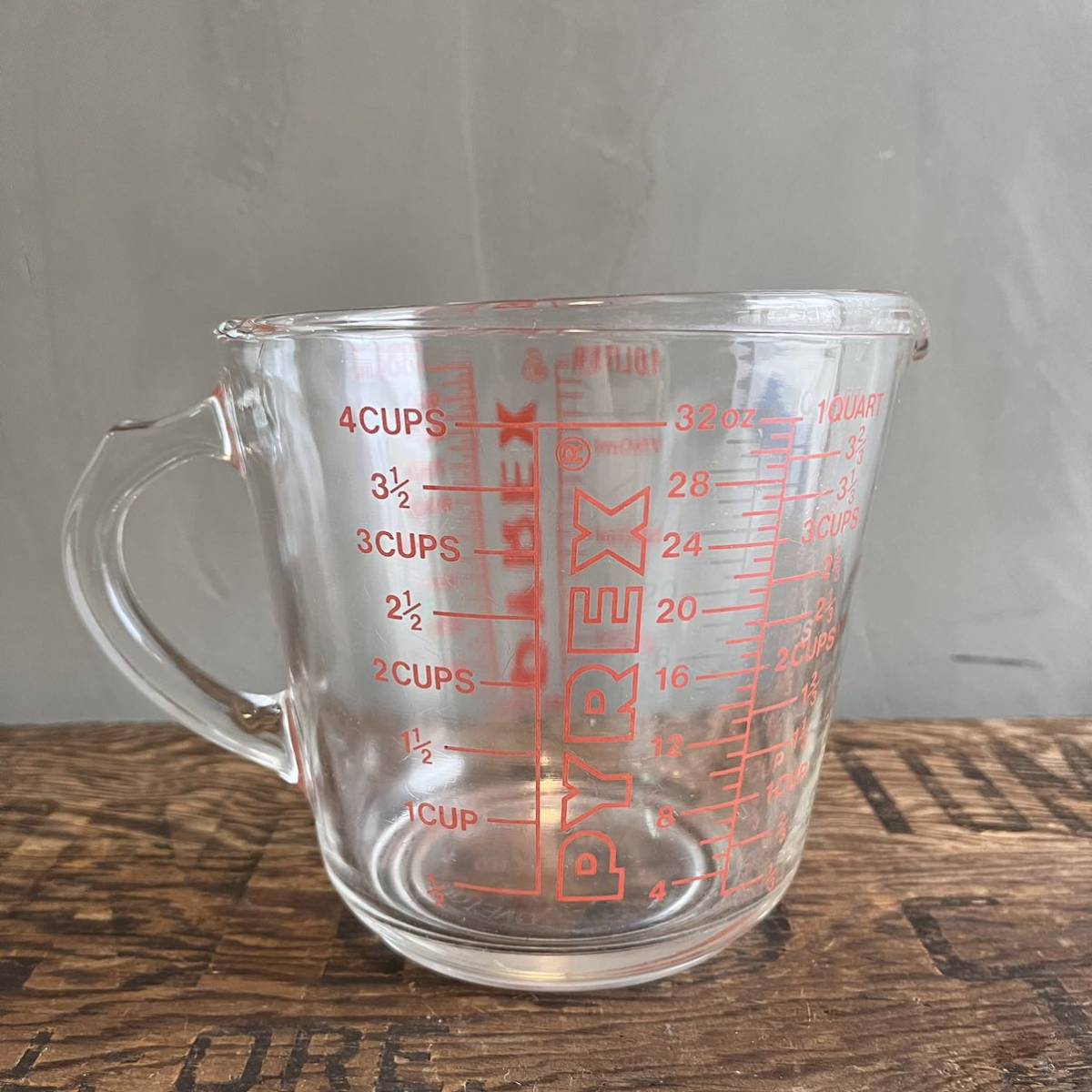 【USA vintage】PYREX オールドパイレックス　532 メジャーカップ　計量カップ　耐熱ガラス　アメリカ　ビンテージ_画像3