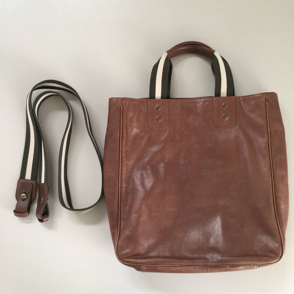 ○BARRY バリー ハンドバッグ トート ショルダー 2WAY 皮革 ブラウン