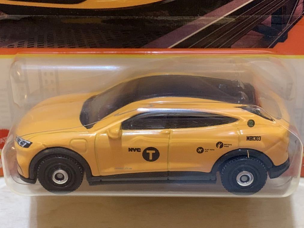 【新品：未開封】MATCHBOX マッチボックス 2021年 フォード マスタング マッハE / Ford Mustang MACH-E [タクシー]_画像6