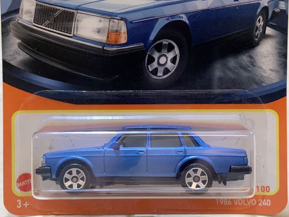 [ new goods : unopened ]MATCHBOX Matchbox 1986 year Volvo 240 / VOLVO 240 [ blue ]