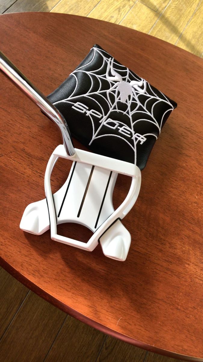 テーラーメイド スパイダー GHOST PURE ROLL パター パター オリジナルスチール美品!新品グリップ! 新品カバー!