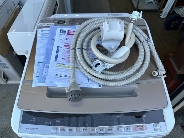 【洗濯槽分解洗浄済み】HITACHI 日立 2018年 BW-V90C 9.0kg 洗濯機 ビートウォッシュ_画像9