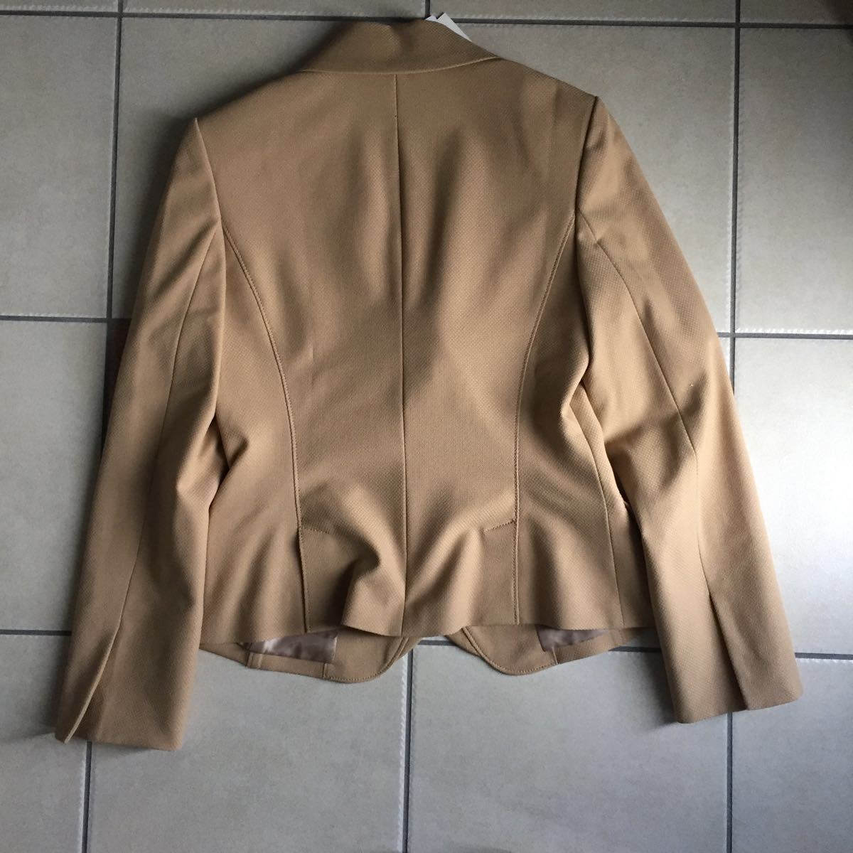  new goods tag not yet arrived CITRUS NOTES Citrus Notes stylish design jacket size 38 beige Bang lateshu made regular price 27.000+ tax 