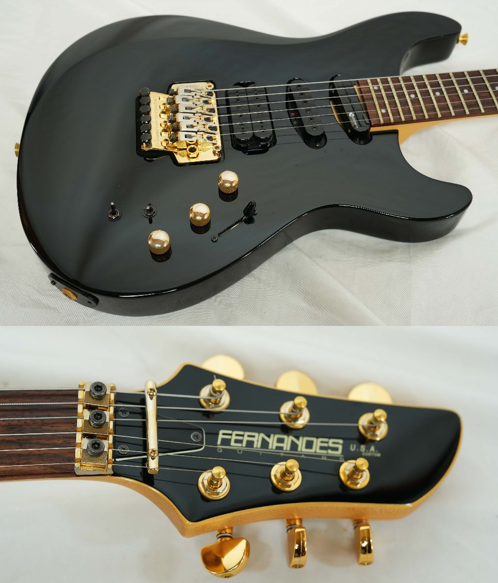 ★FERNANDES★APG-85S BLACK 美品 フルモードサスティナー搭載モデル 90年代 フェルナンデス HC付 日本製★_画像3