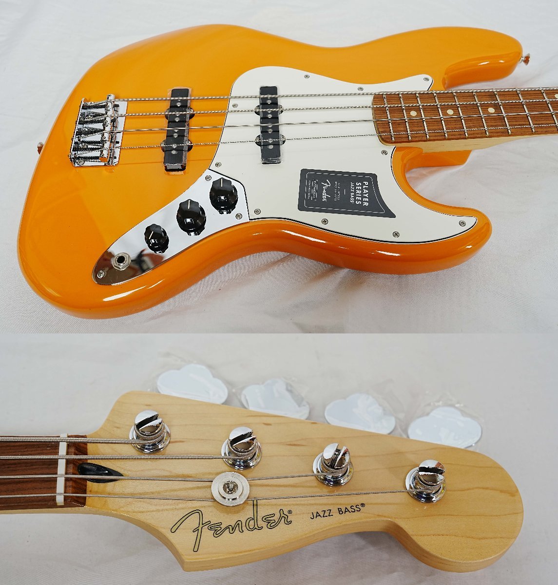 ★Fender Mexico★PLAYER JAZZ BASS Capri Orange 超美品 2022年製 ジャズベース★の画像3