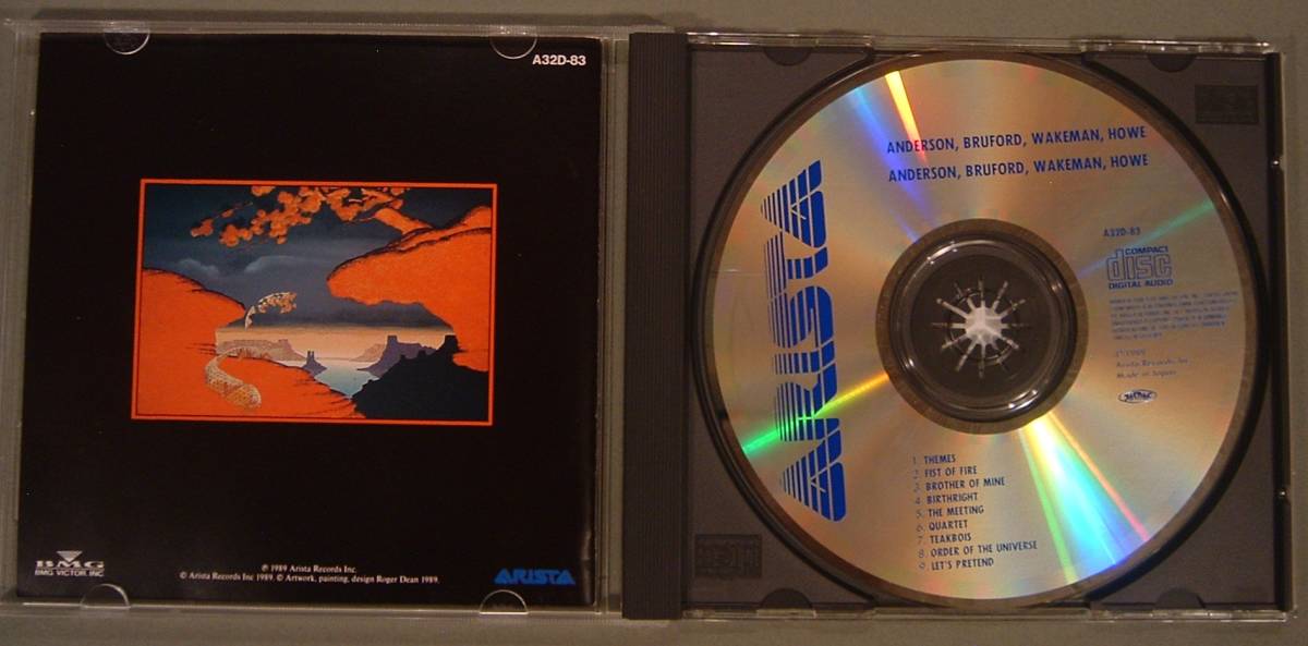 【CD】Anderson Bruford Wakeman Howe ”閃光”　アンダーソン ブラッフォード ウエイクマン ハウ YES_画像4